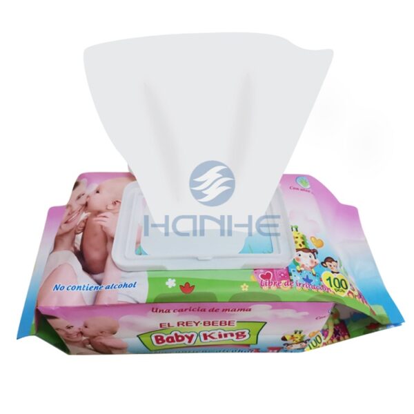 OEM Organic Water Wipes PH Balanced Baby Wipes Cotton Material Baby Wipe - Image 4