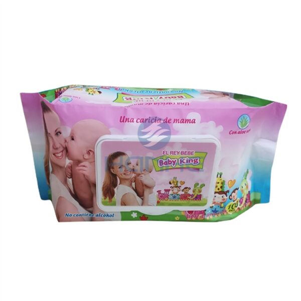 OEM Organic Water Wipes PH Balanced Baby Wipes Cotton Material Baby Wipe - Image 3