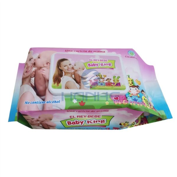 OEM Organic Water Wipes PH Balanced Baby Wipes Cotton Material Baby Wipe - Image 2